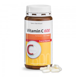 C-VITAMIIN - IMMUUNSÜSTEEM TUGEVAKS! 600 mg. 180 KAPSLIT. HIND 11,59 €